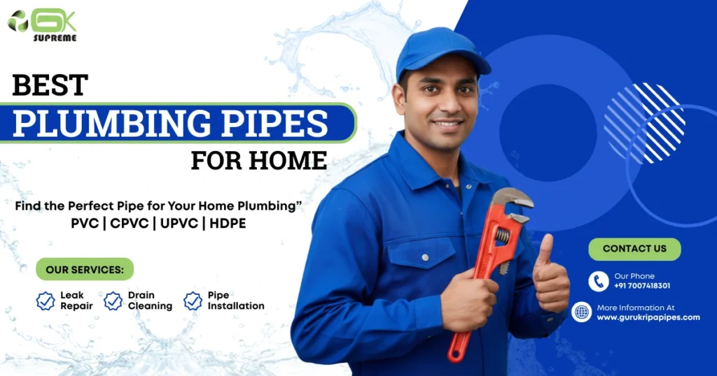 best plumbing pipes for home